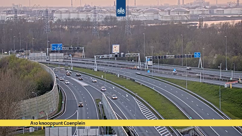 Verkeerscamera A10 Coenplein Noord