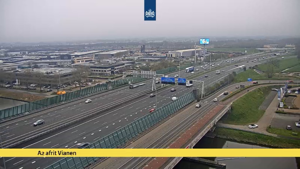 Verkeerscamera A2 afrit Vianen