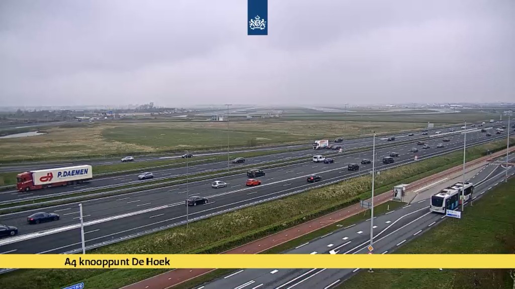 Verkeerscamera A4 Schiphol
